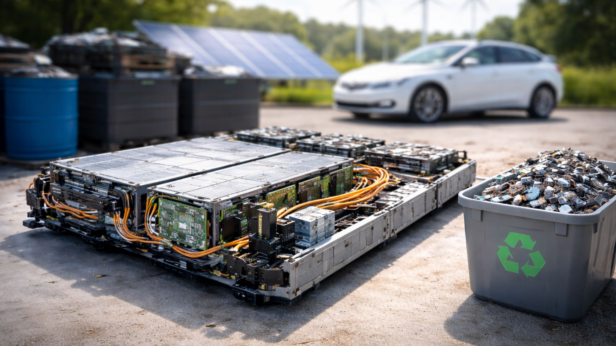 Cosa Succede Alle Batterie Esauste Delle Auto Elettriche Riuso, Riciclo E Seconda Vita