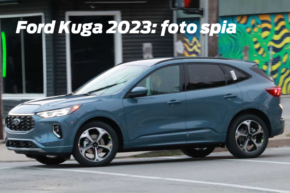 Ford Kuga 2023 Svelta Da Una Foto Spia