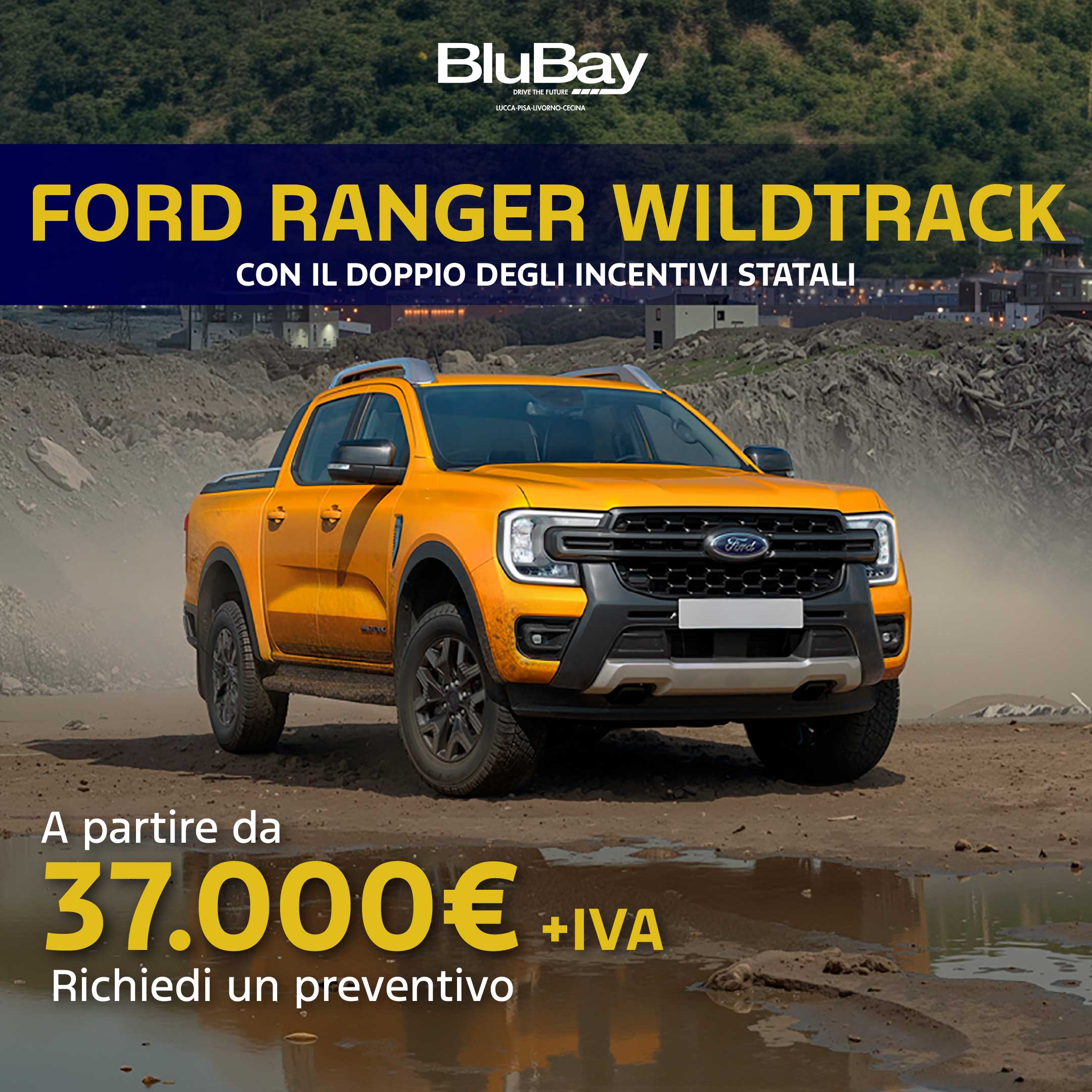 Ford Ranger Wildtrack A Partire Da 37000 Più IVA
