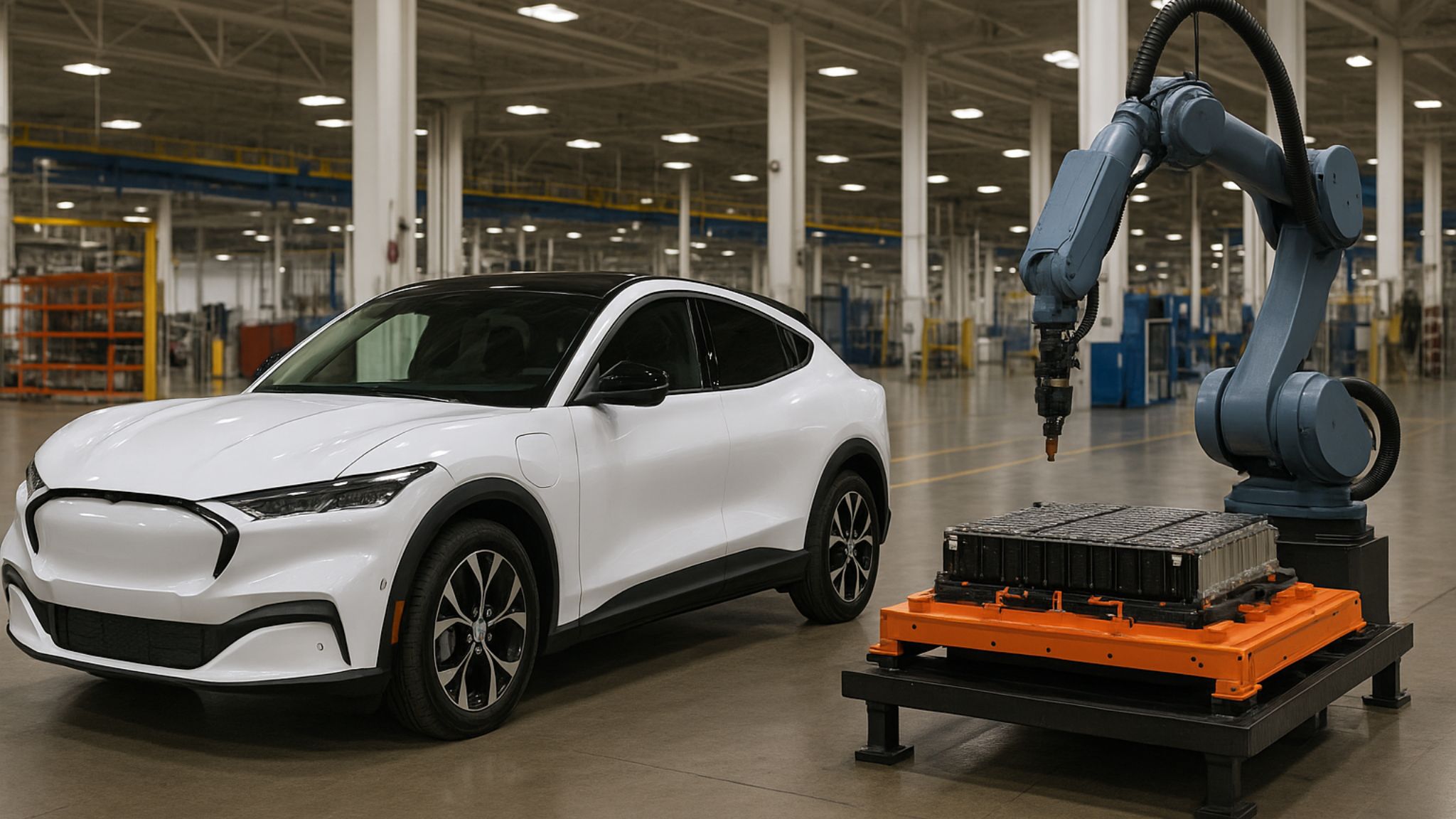 Ford Produce Batterie LFP Per Auto Elettriche Economiche