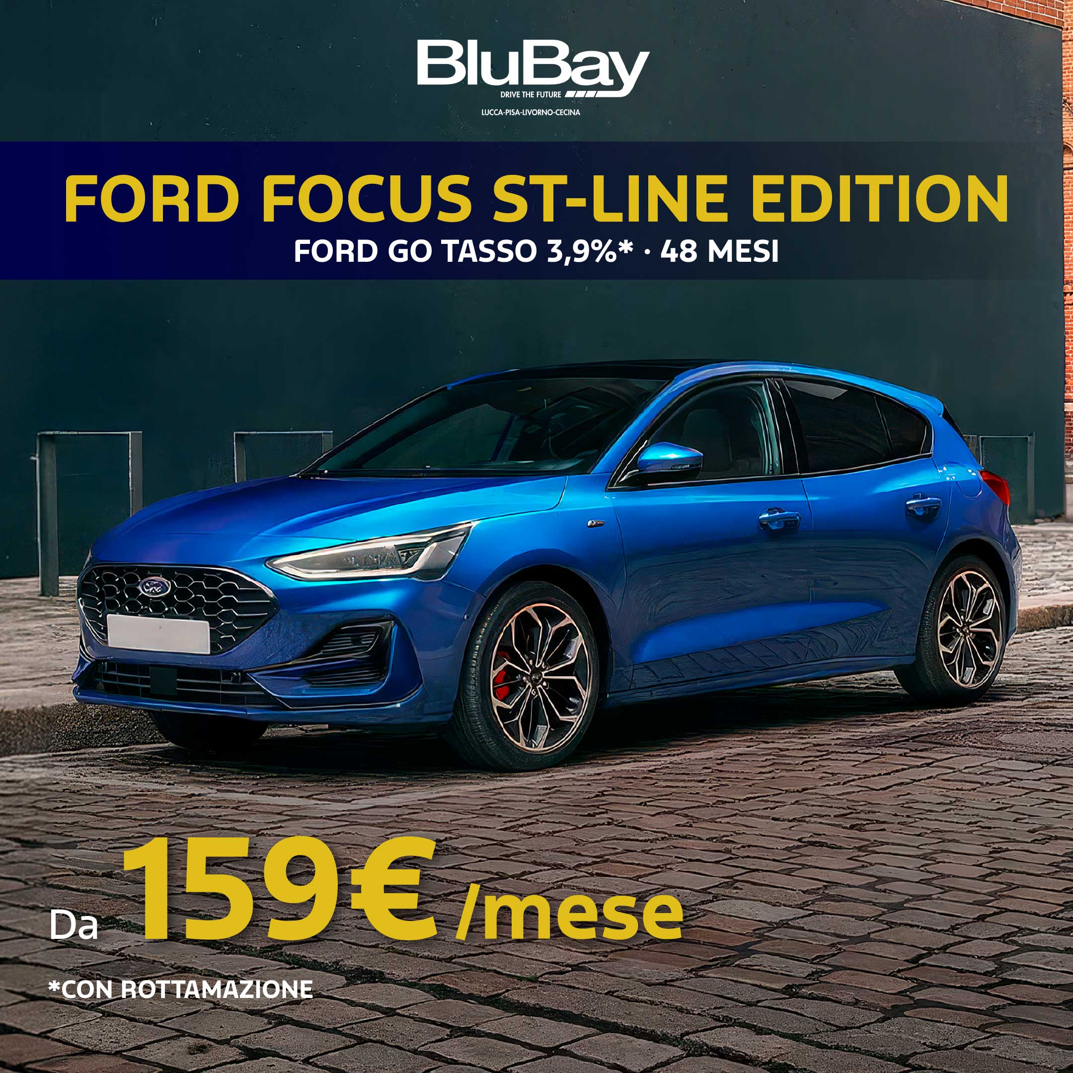 Ford Focus St Line Edition Tasso 3,9 A 159 Al Mese Con Rottamazione