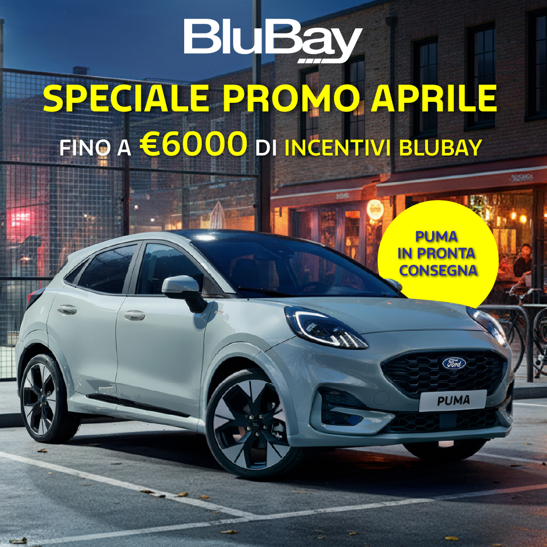 Ford Puma In Pronta Consegna Con Incentivo Blubay Fino A 6000