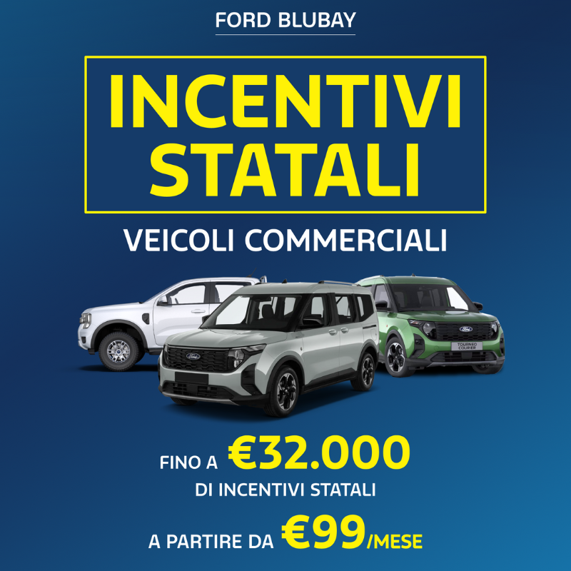Incentivi Statali Veicoli Commerciali Ford